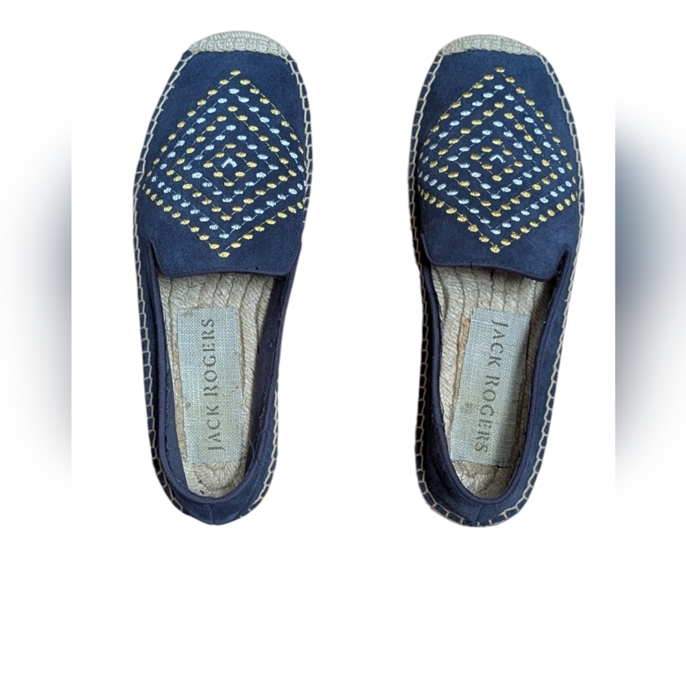 Jack Rogers Navy Espadrilles